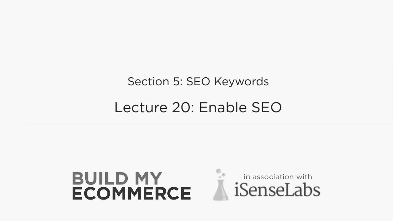 S05 web optimization Key phrases L20 Enable website positioning