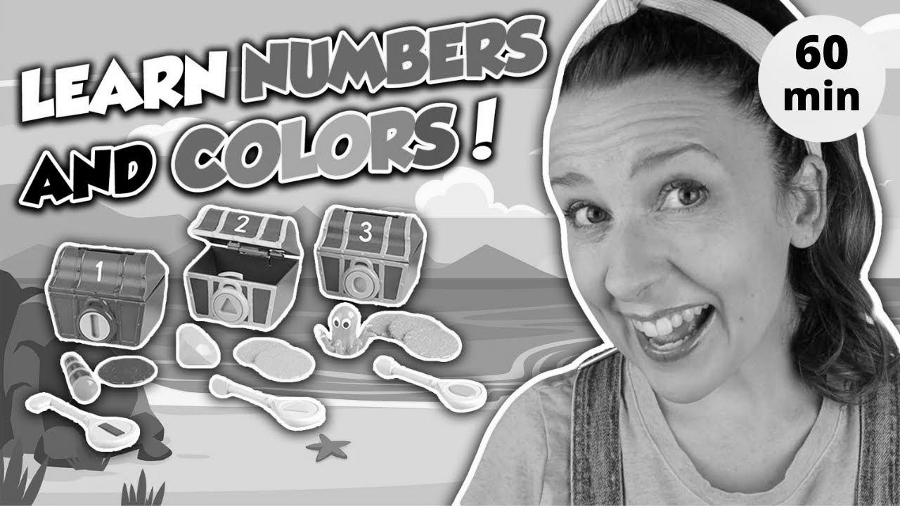 Learn Numbers, Colors, Counting and Shapes with Ms Rachel |  Studying Videos for Toddlers in English