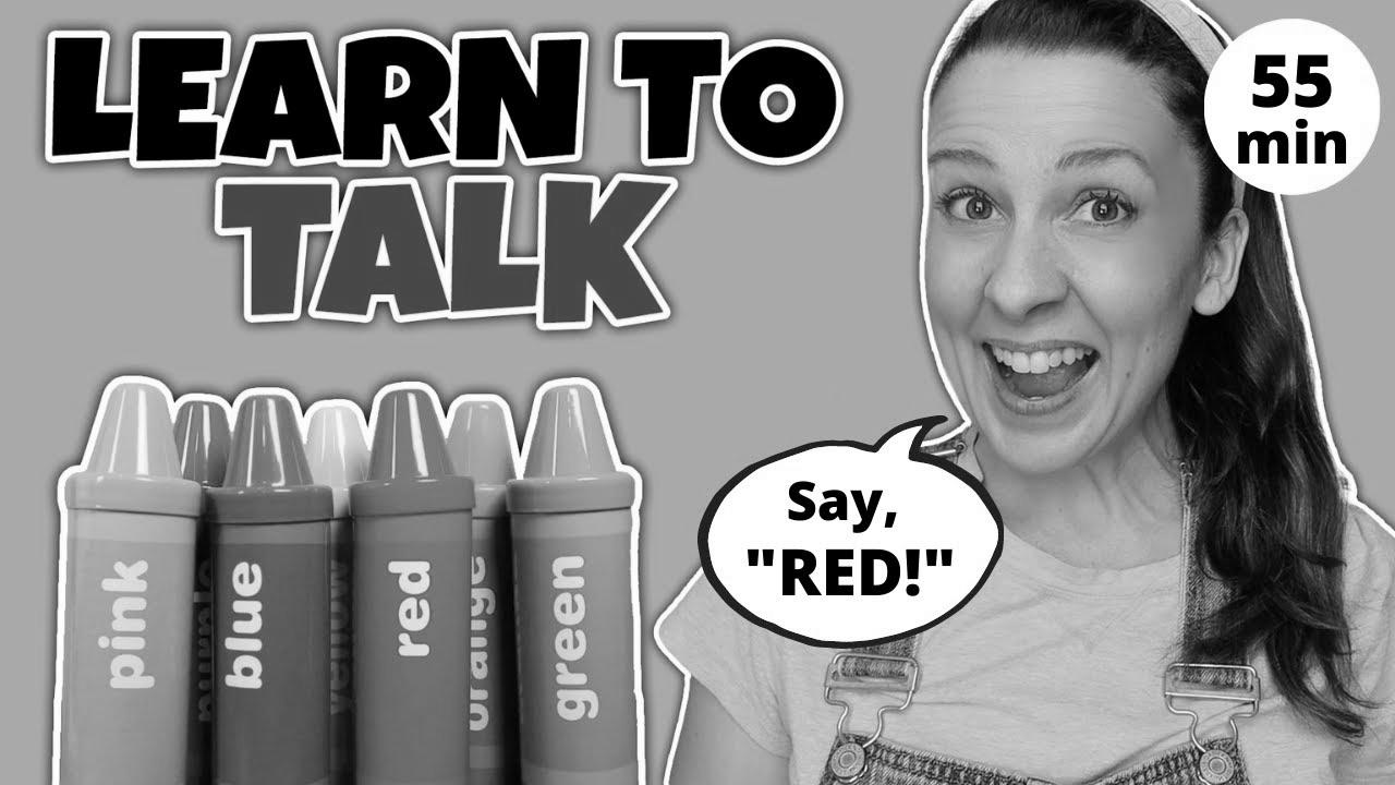 Be taught To Talk – Toddler Learning Video – Learn Colors with Crayon Surprises – Speech Delay – Child