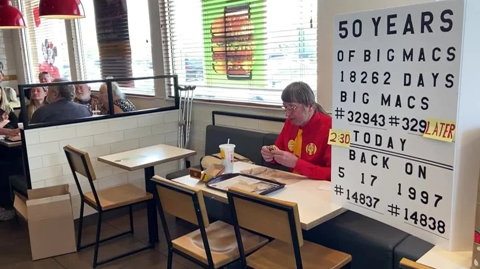 Wisconsin man celebrates 50 years of consuming Huge Macs day by day