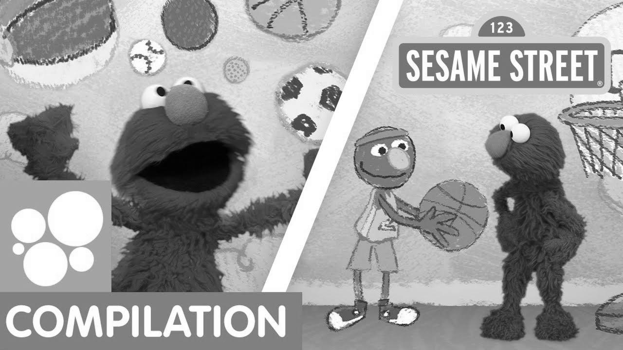 Sesame Street: Study to Play Sports with Elmo |  Elmo’s World Compilation