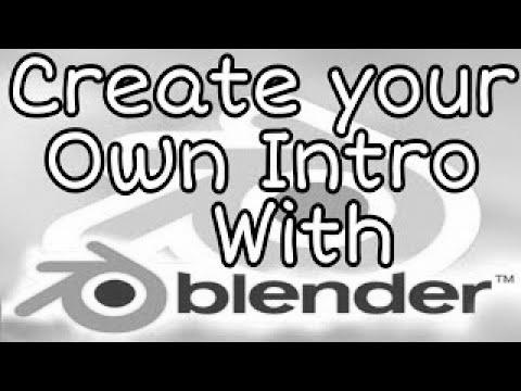 The way to make your own channel Intro with Blender – Video SEO