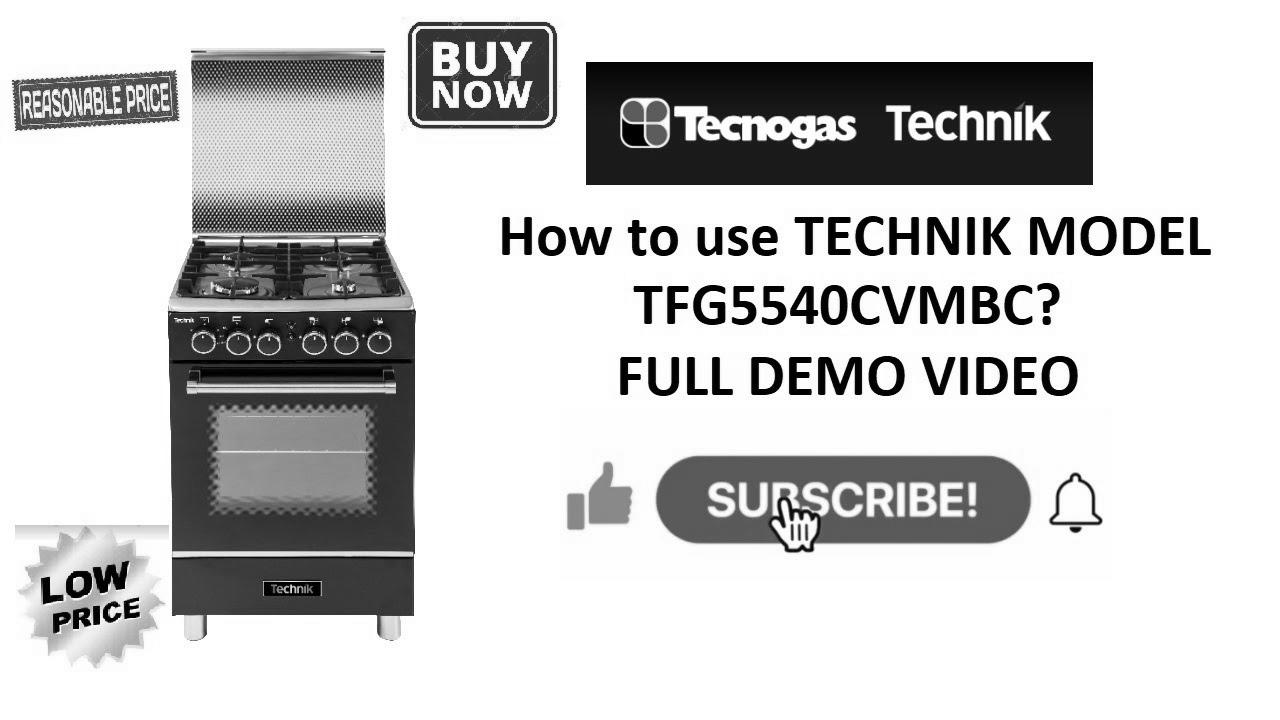 The right way to use TFG5540CVMBC |  50CM Technique Cooking Range |  PINAKAMURA NA TECHNIK COOKING RANGE (Tagalog)