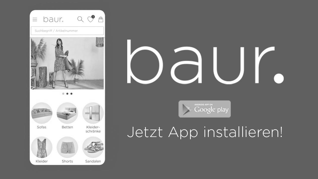 Trend, residing & know-how – the BAUR app