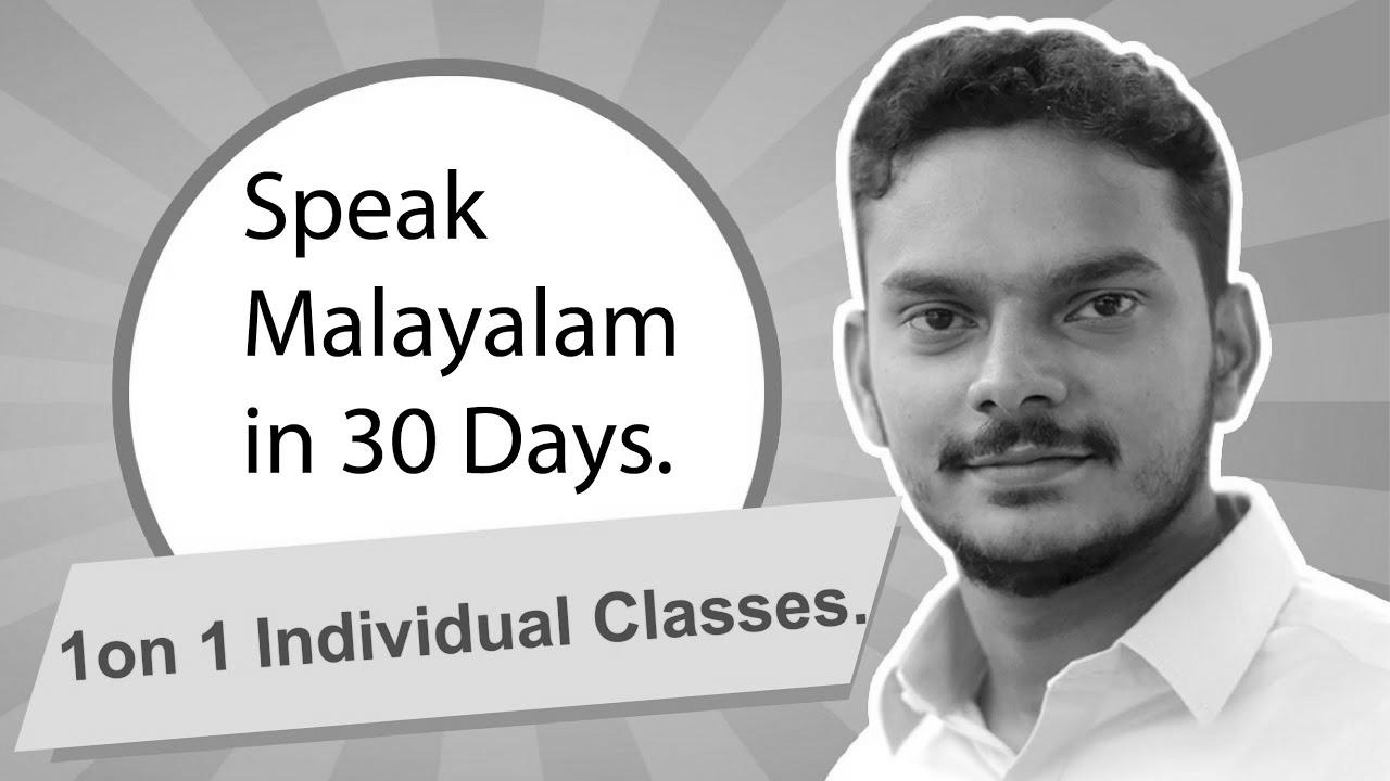 Study Malayalam through English, Hindi or Tamil in 30 Days |  English with Jintesh |