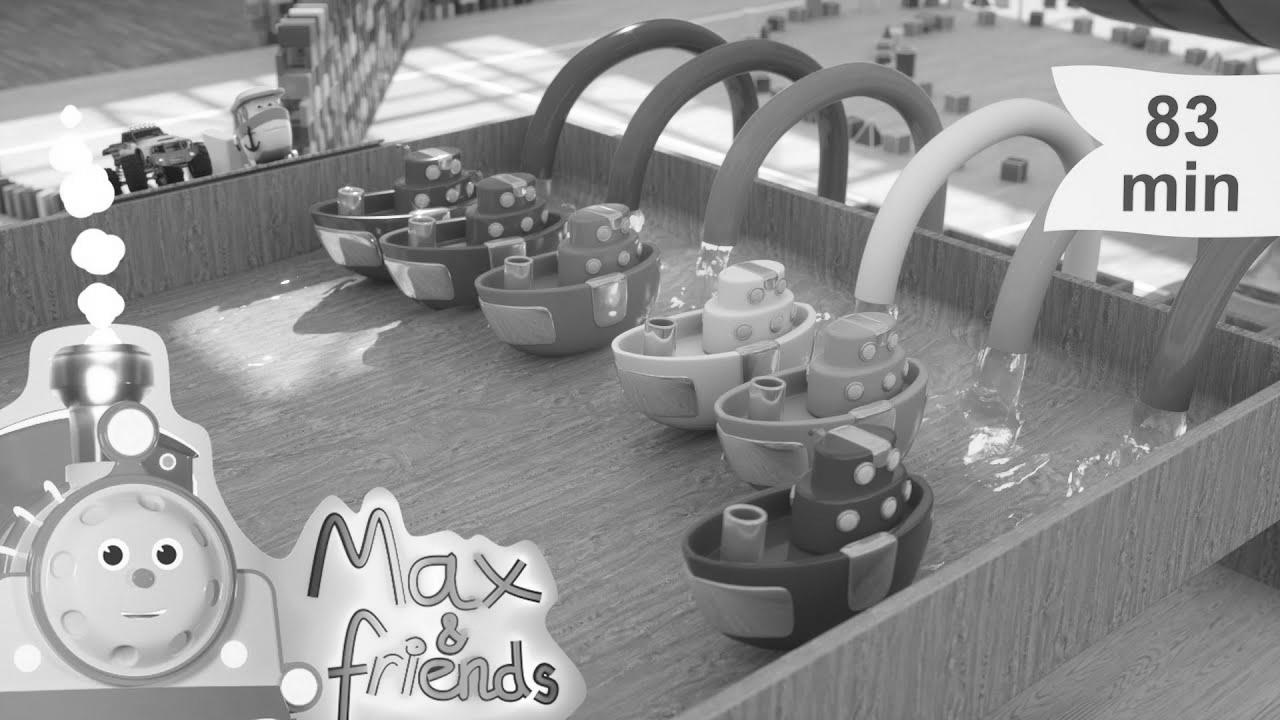 Study Letters, Chain Reactions, Physics, Recycling and extra |  7 Cartoons with Max and Friends!